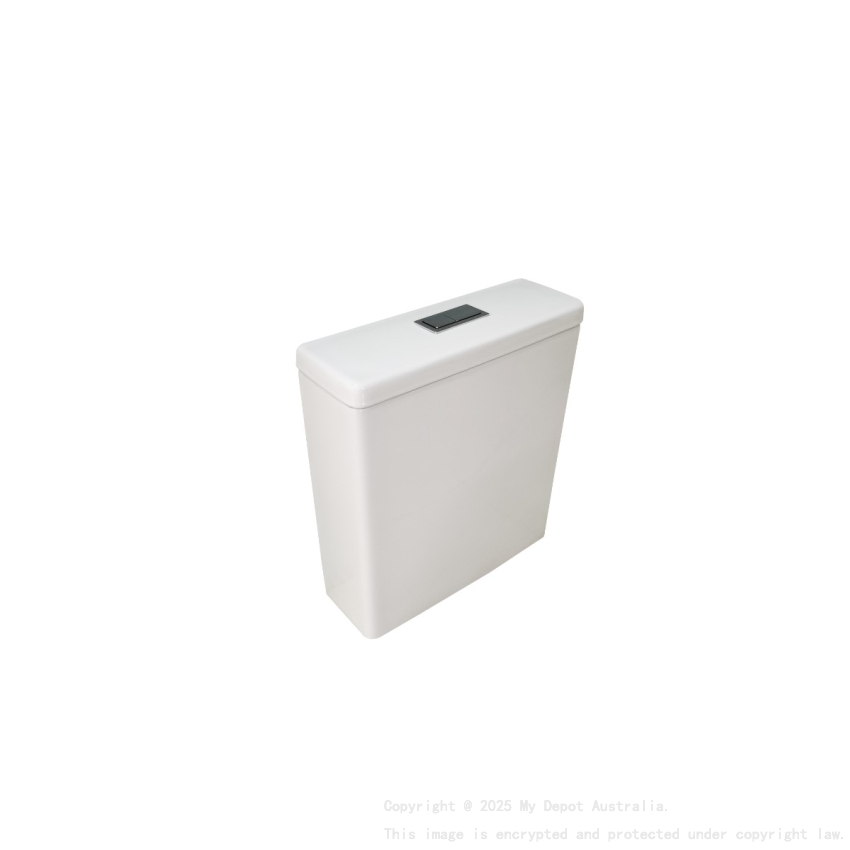 Acadia Full Rimless Toilet Cistern With Square Button