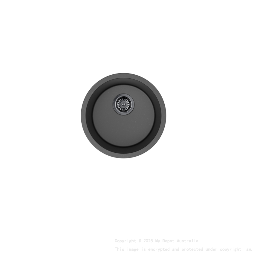 Size:410mmX220mm Bowl Size:358*220mm Matte Black Laufey Granite Laundry Sink