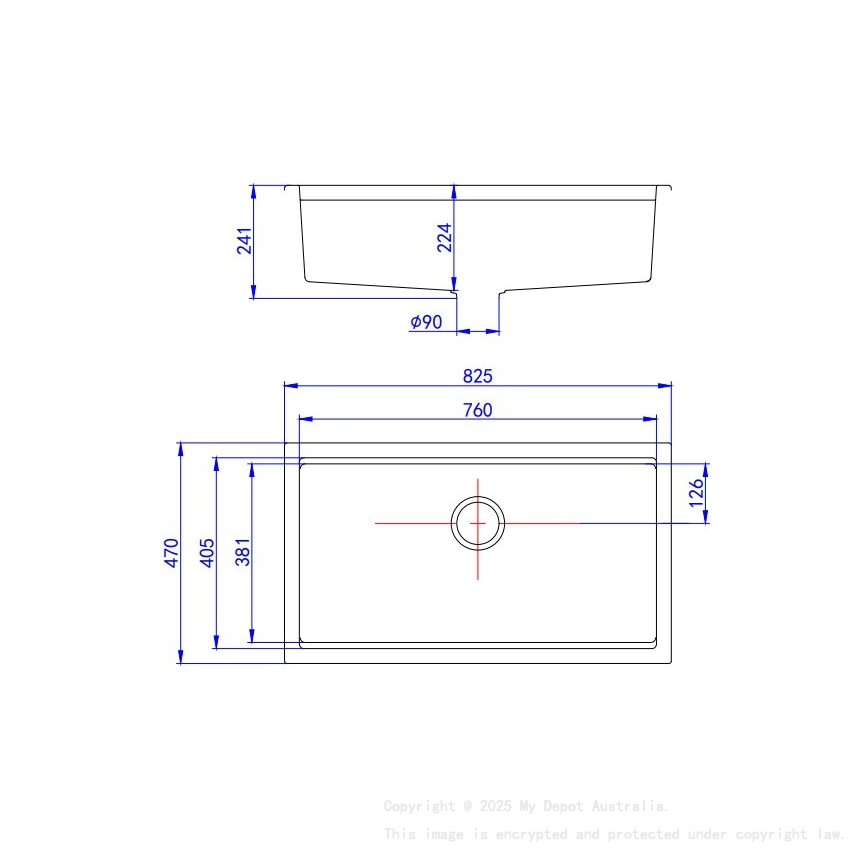 Size:825*470*241mm Bowl Size:760*381*241mm Matte Black Gabrio Granite Sink With Work Station Single Bowl