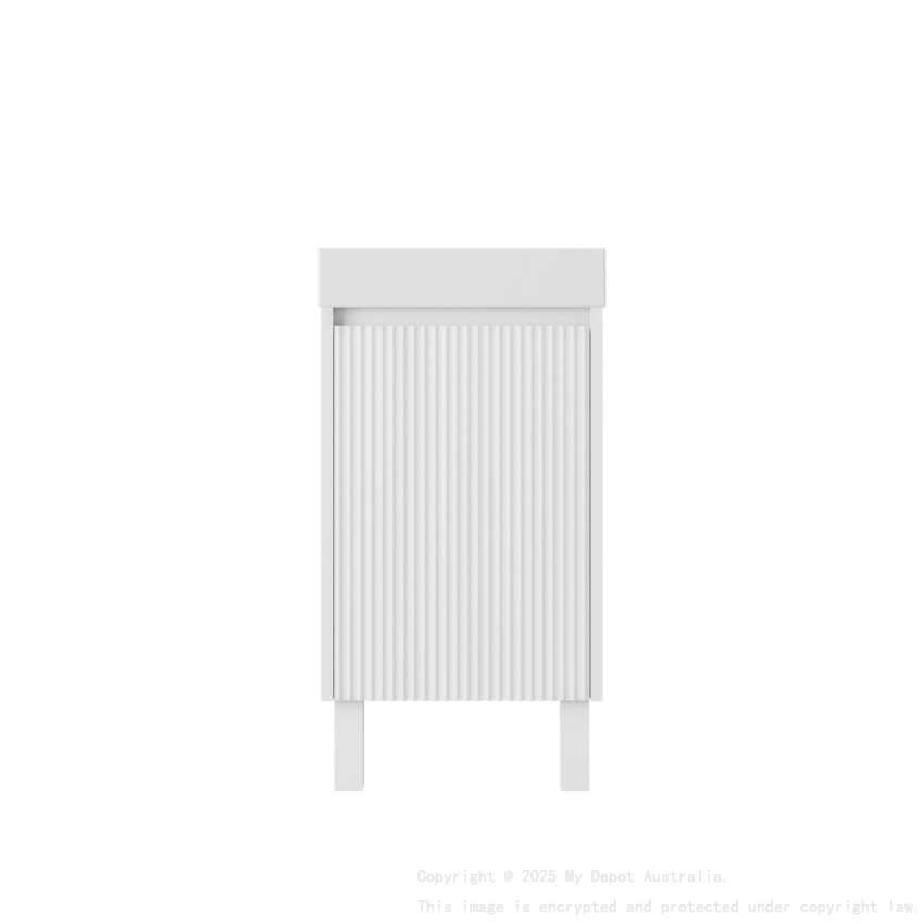 450*255*630mm Matte White Crete Mini Free Standing PVC Cabinet