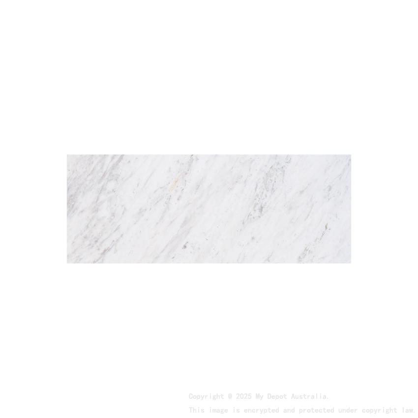 1205X465X18mm Carrara White Marble Stone