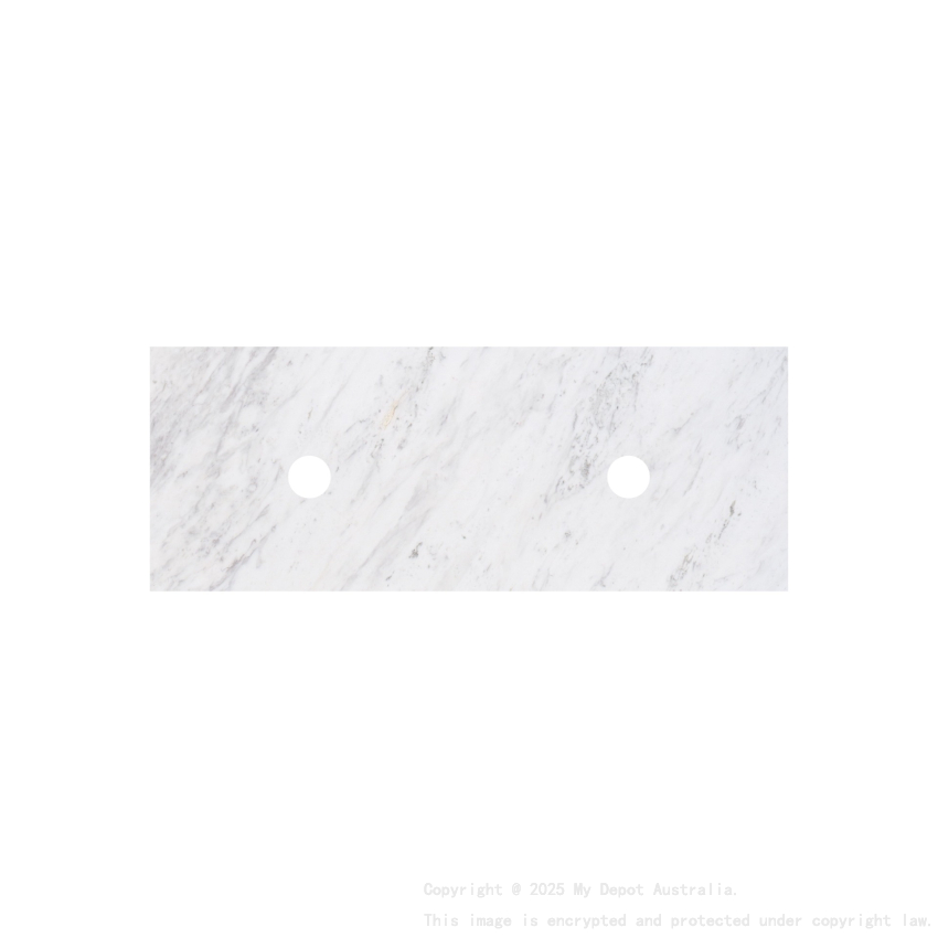 1205X465X18mm Carrara White Marble Stone Top