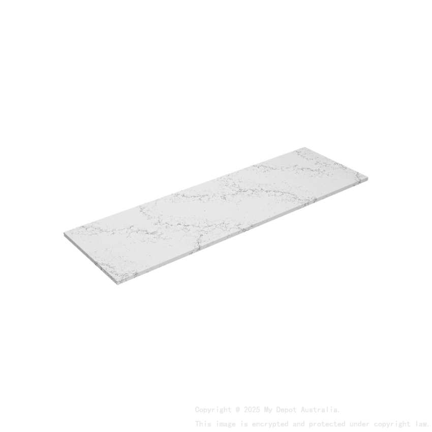1505X465X20mm Calacatta White (WG486) Zero Silica Engineer Stone Top