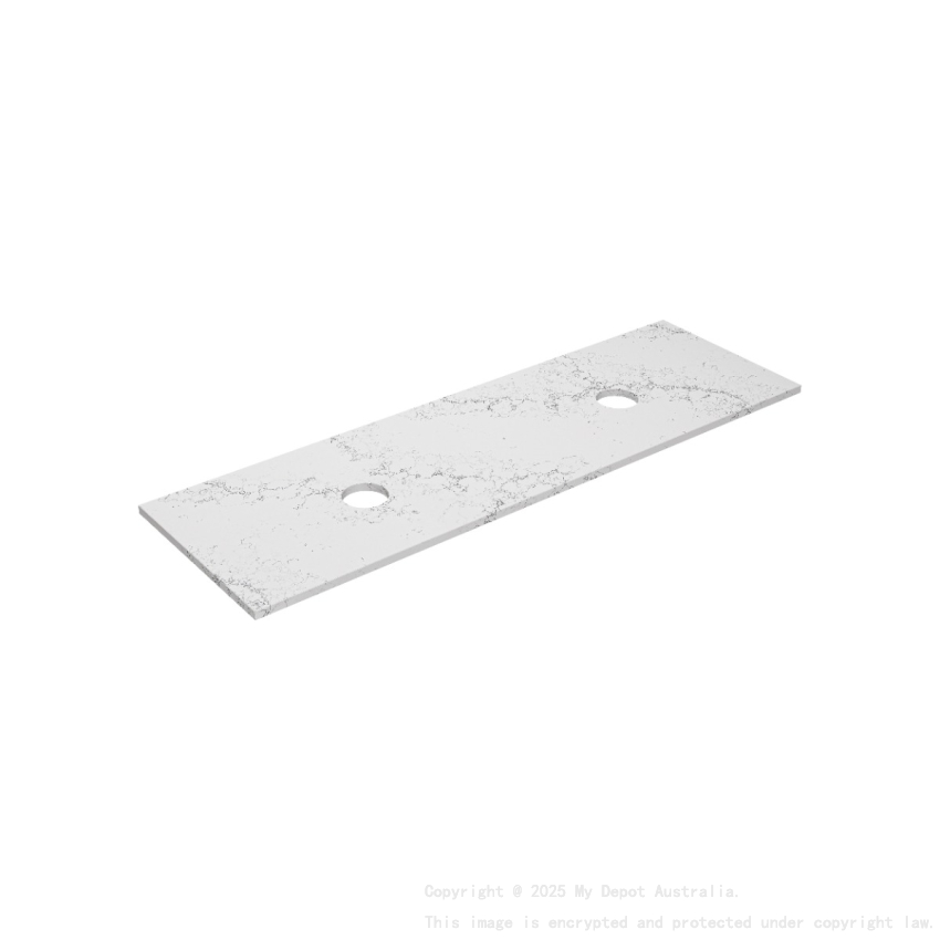 1505X465X20mm Calacatta White (WG486) Zero Silica Engineer Stone Top