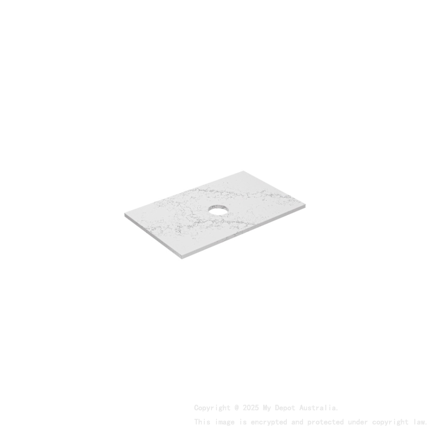 755X465X20mm Calacatta White (WG486) Zero Silica Engineer Stone Top