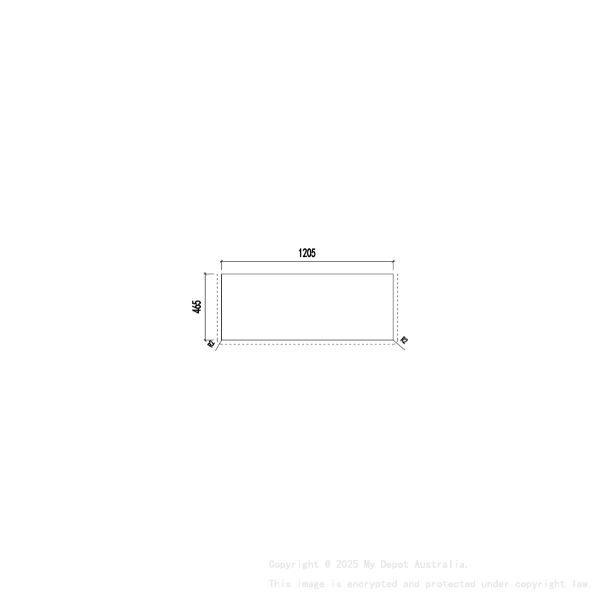 1205X465X20mm Calacatta Night (WG485)Zero Silica Engineer Stone Top