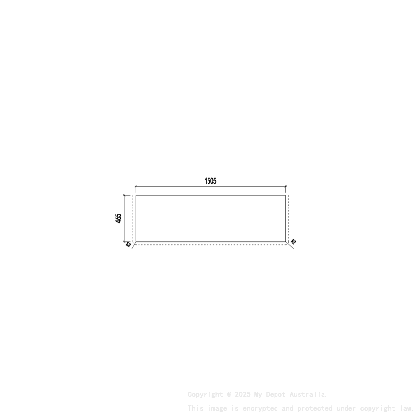 1505X465X12mm Calacatta Night Solid Surface Stone Top Solid Surface Plain Slab For Custom Hole Cutting