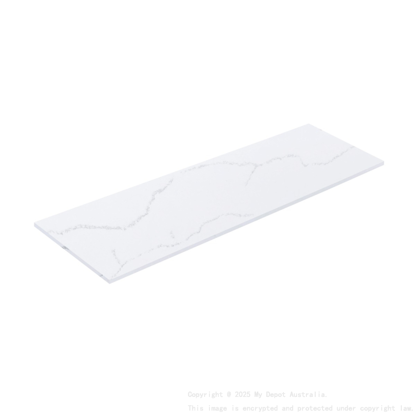 1505X465X12mm Calacatta Artic White Solid Surface Stone Top