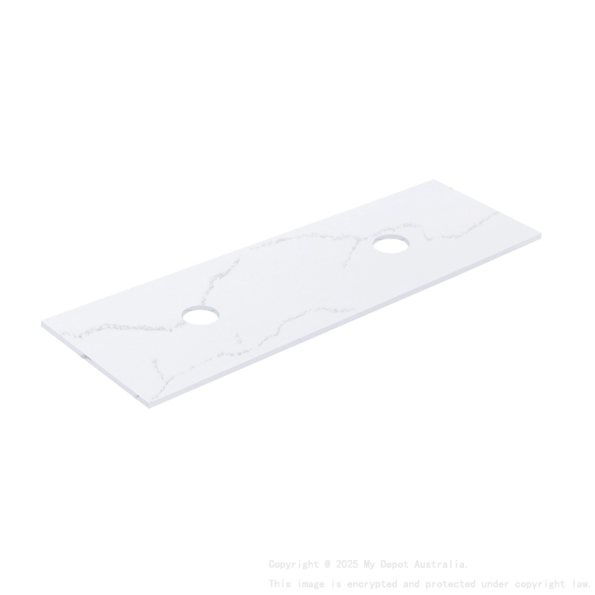 1505X465X12mm Calacatta Artic White Solid Surface Stone Top