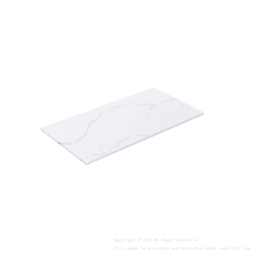 905X465X12mm Calacatta Artic White Solid Surface Stone Top