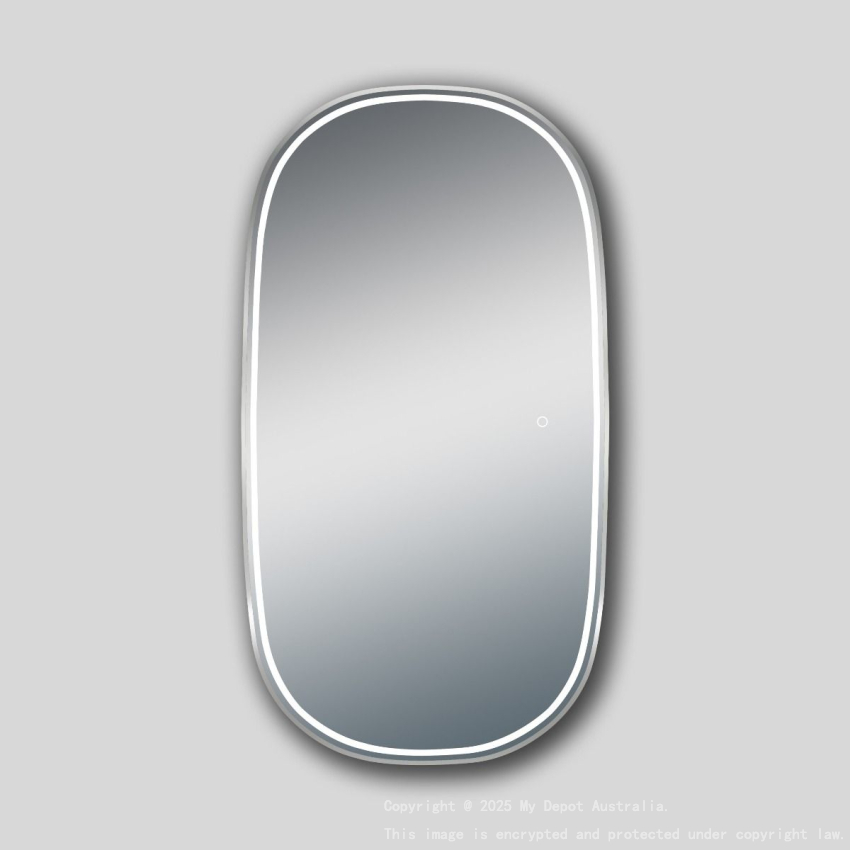 1200x650mm Dressing Led Mirror With Mirror Touch Switch
