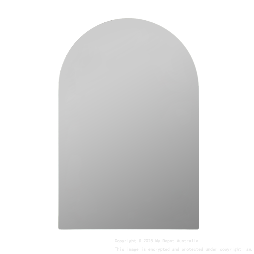 600X900X150mm Matte White Allison Arch Shaving Cabinet