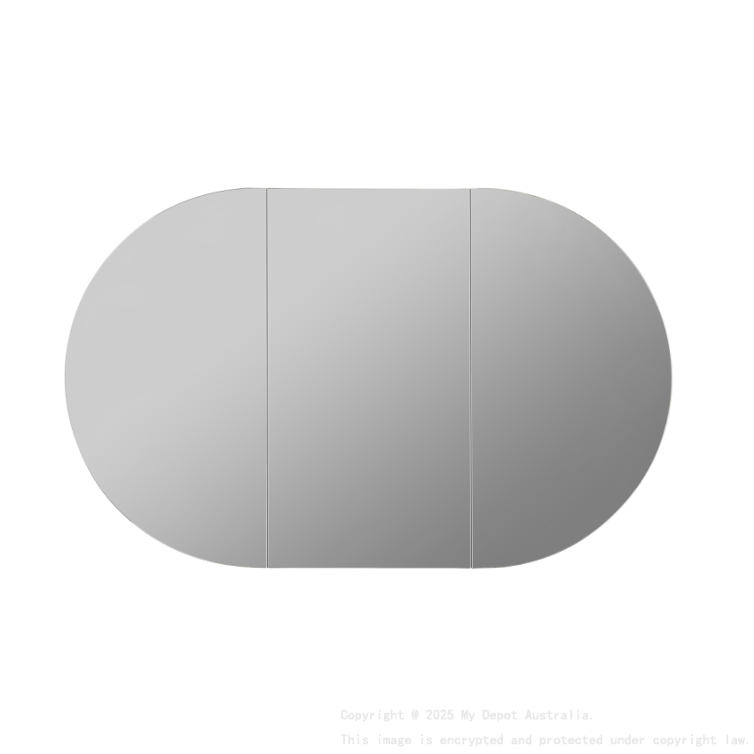 1200X750X150mm Matte White Allison Pill Shaving Cabinet