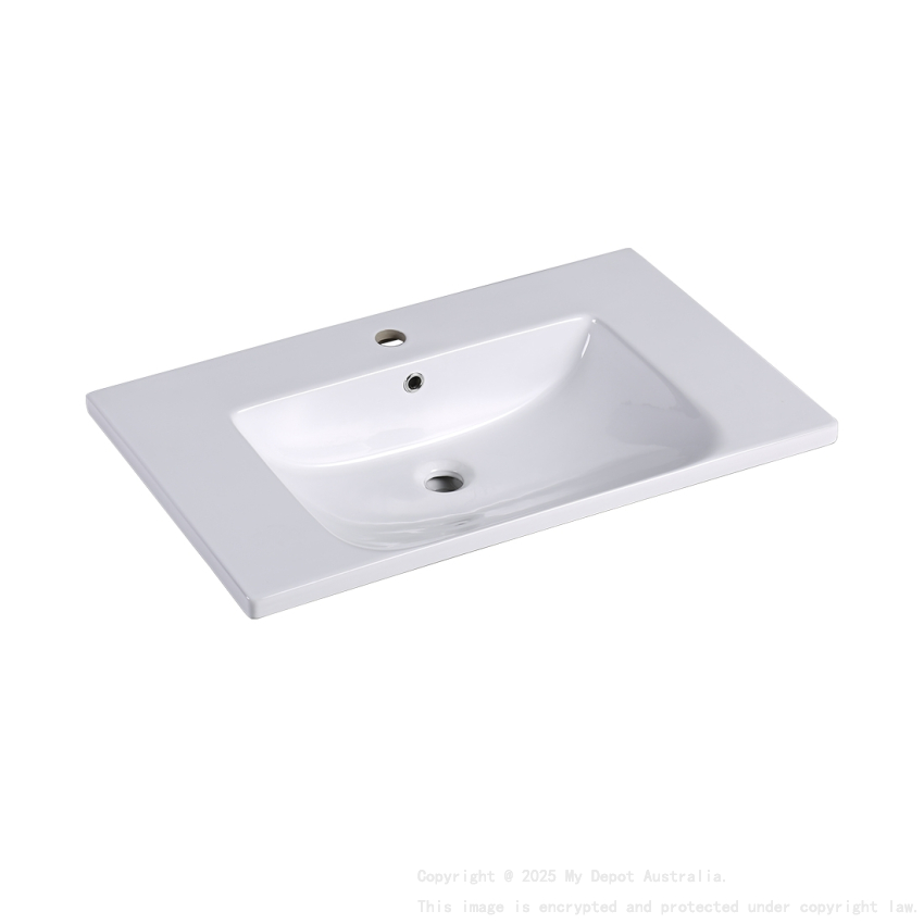 750mm O Shape Basin Ceramic Vanity Top