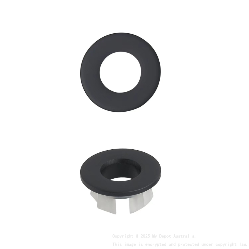 Matte Black Overflow Ring