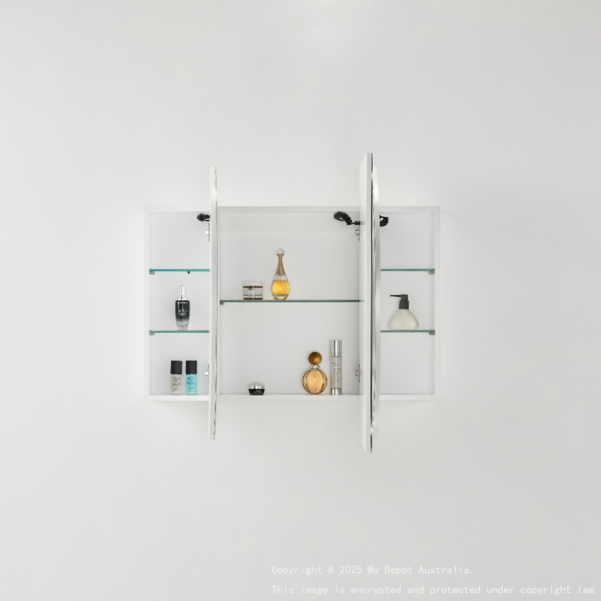 1500X800X150mm Matte White Allison Pill Shaving Cabinet