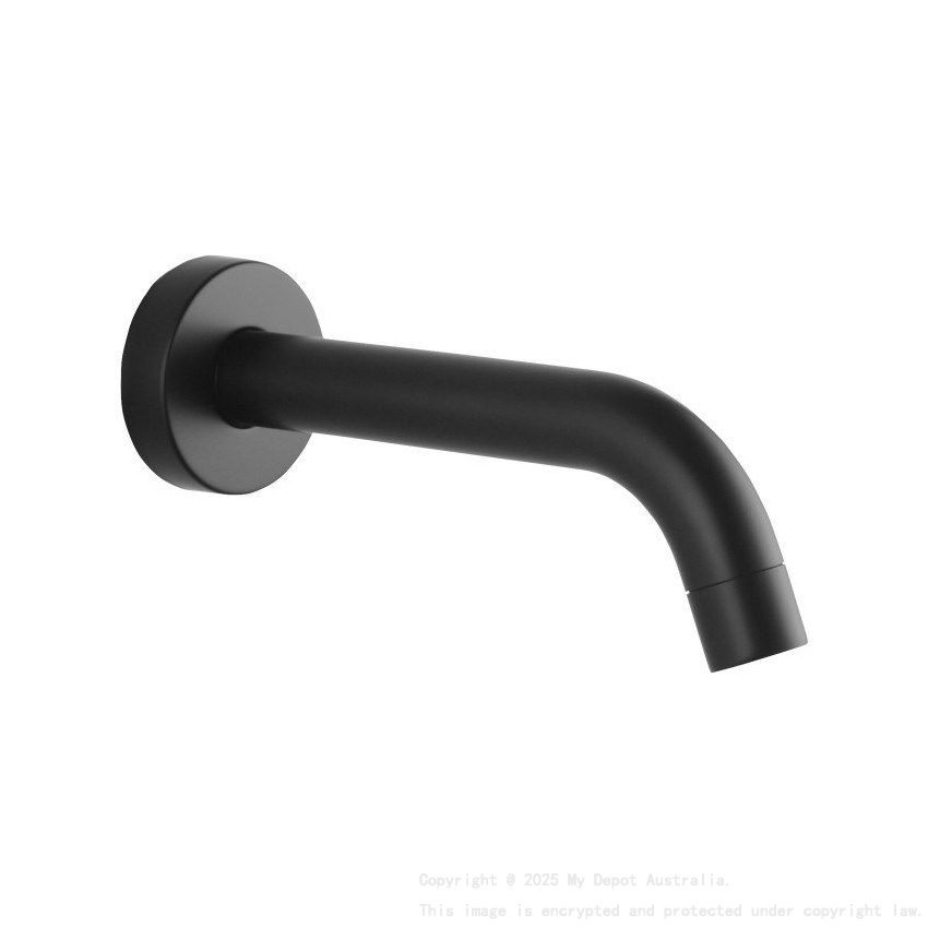 Square Black Bath Spout