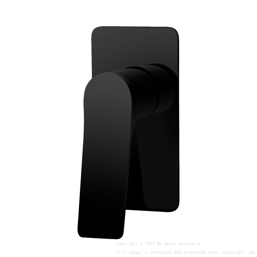 Rushy Square Black Built-in Shower Mixer(Color Up)