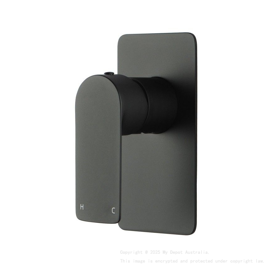 VOG Series Solid Brass Black Shower/Bath Wall Mixer(color up)