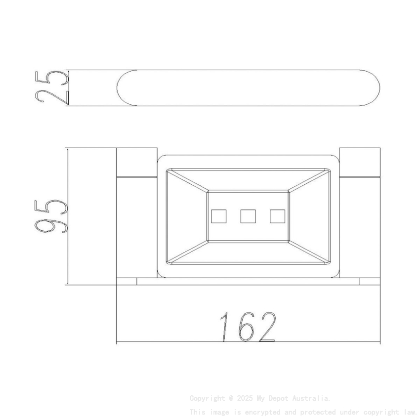 Rushy Black & Rose Gold Soap Dish Holder