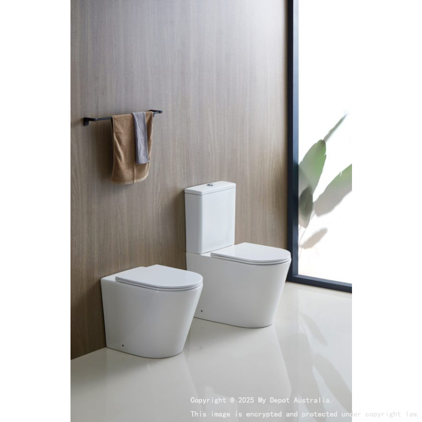 Berlin Back To Wall Toilet Suite Quiet Flushing Technology