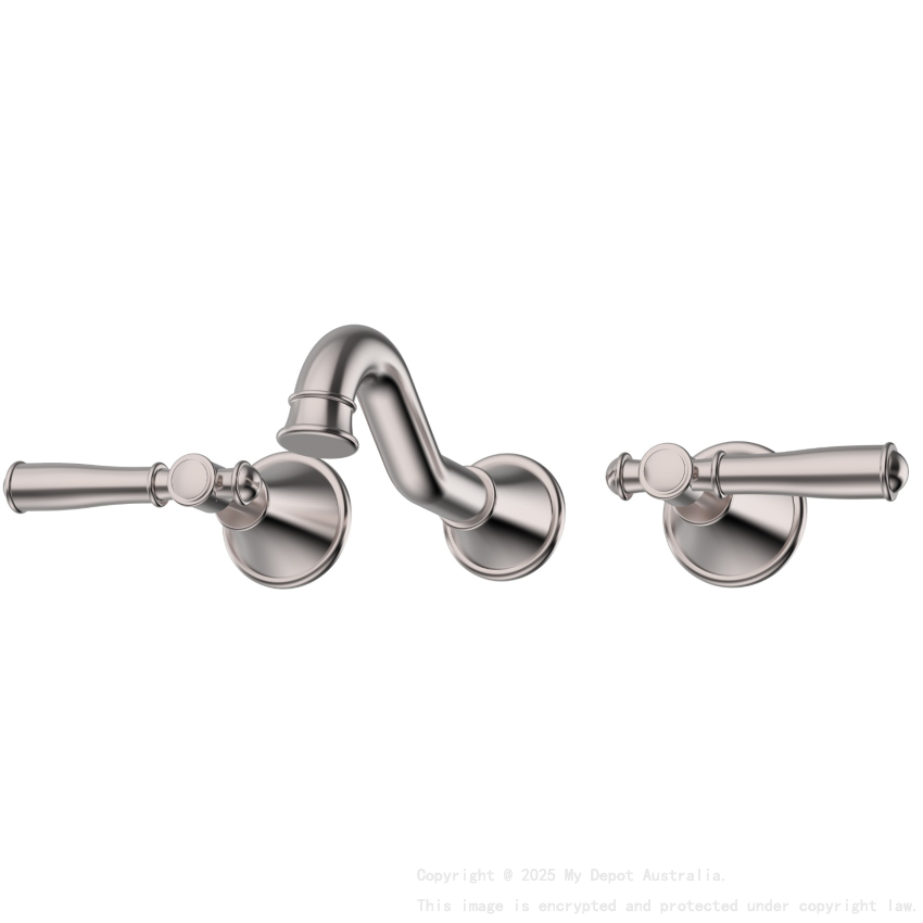 Clasico Bath Set in Brushed Nickel
