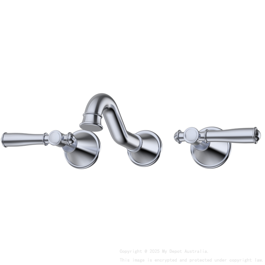 Clasico Bath Set Chrome