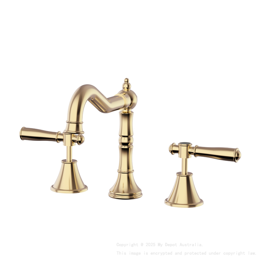 Clasico Basin Set in Brushed Gold