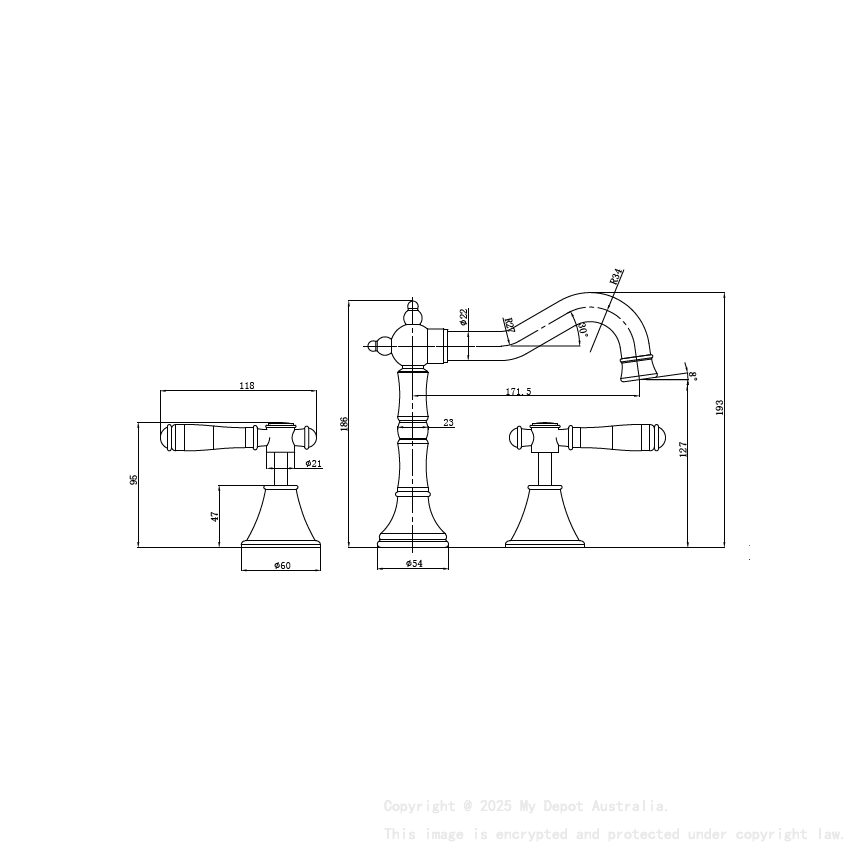 Clasico Basin in Brushed Nickel