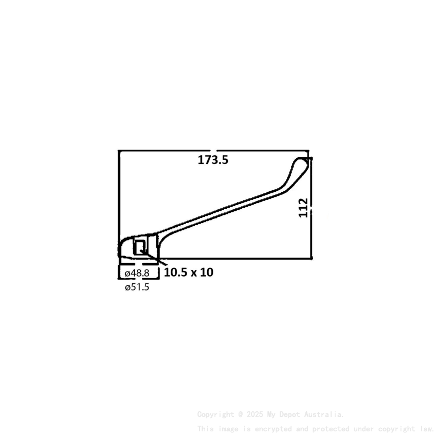 Yale  Disable Handle 
