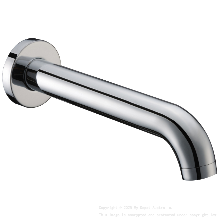 Yale L-Cylinda Bath Spout 200mm Chrome