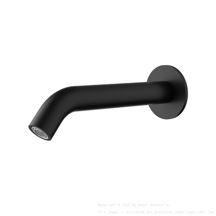 Otus Slimline SS Bath Spout Matt Black