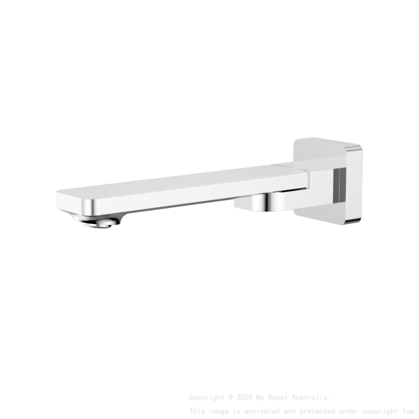 Ruki Swivel Bath Spout Chrome