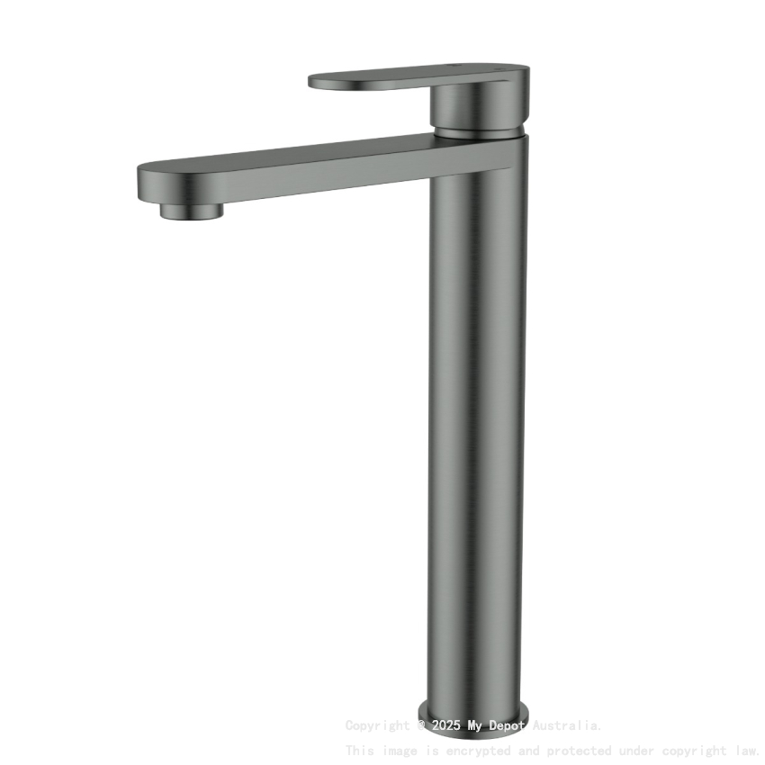 Sora SS Highrise Basin Mixer Gun Metal