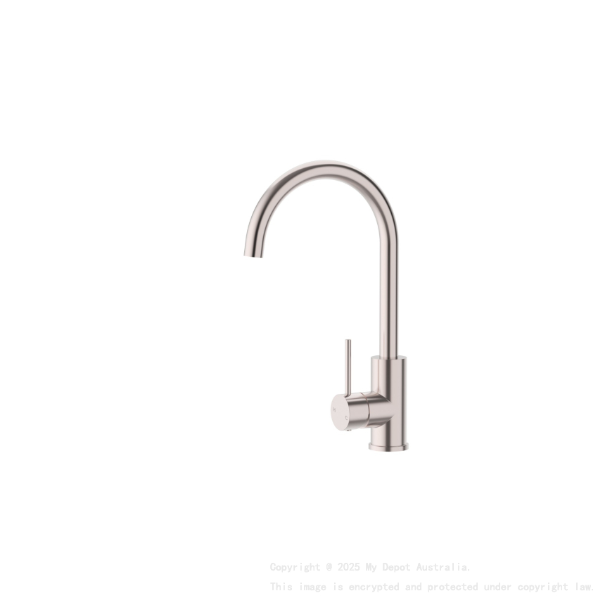 Otus Slimline SS Sink Mixer Brushed Stainless Steel