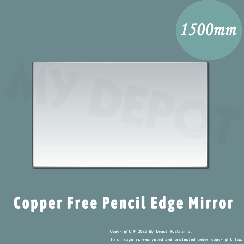 1500mm Pencil Edge Rectangle Bathroom Plain Mirror