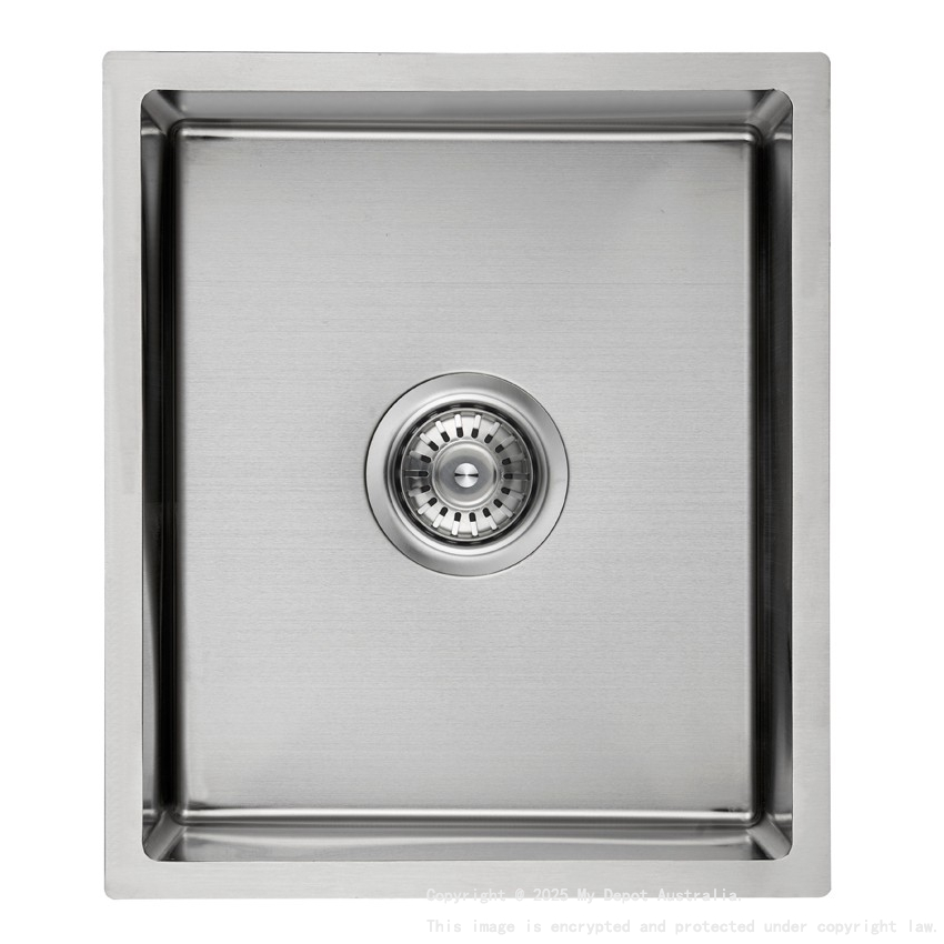 New Cora Single Bowl Above/Undermout Sink 340mm,93 Degree