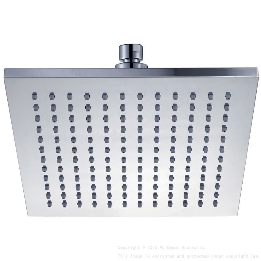 Rosa Square Overhead Shower 200mm Chrome