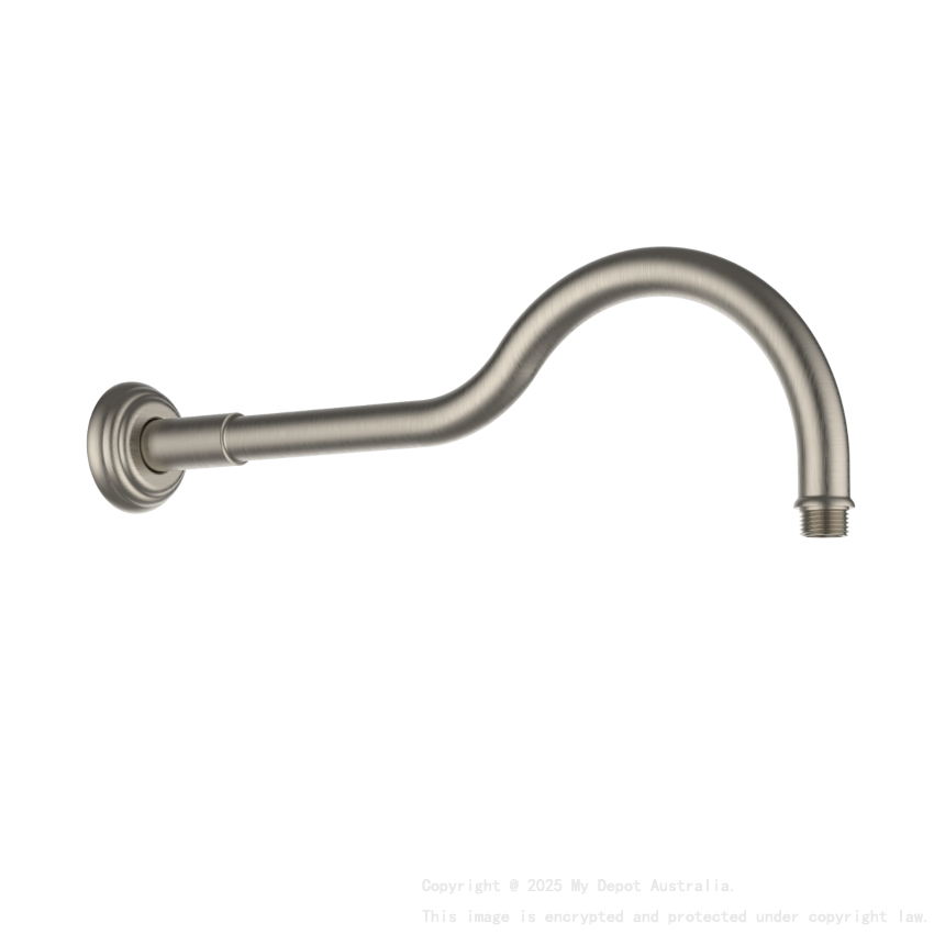 Clasico Shower Arm In Brushed Nickel
