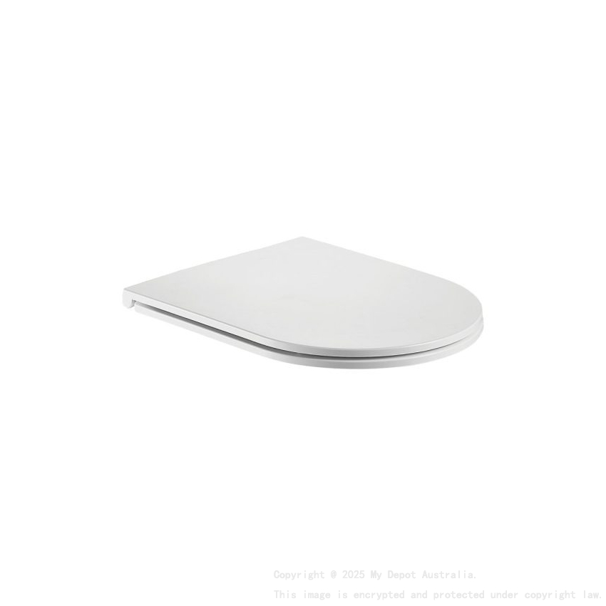 Gloss White Slim Uf Seat Compatible With Hani,Pani,Vera,Moi,Toi,Zara99,Zara66,Raul99, Raul66