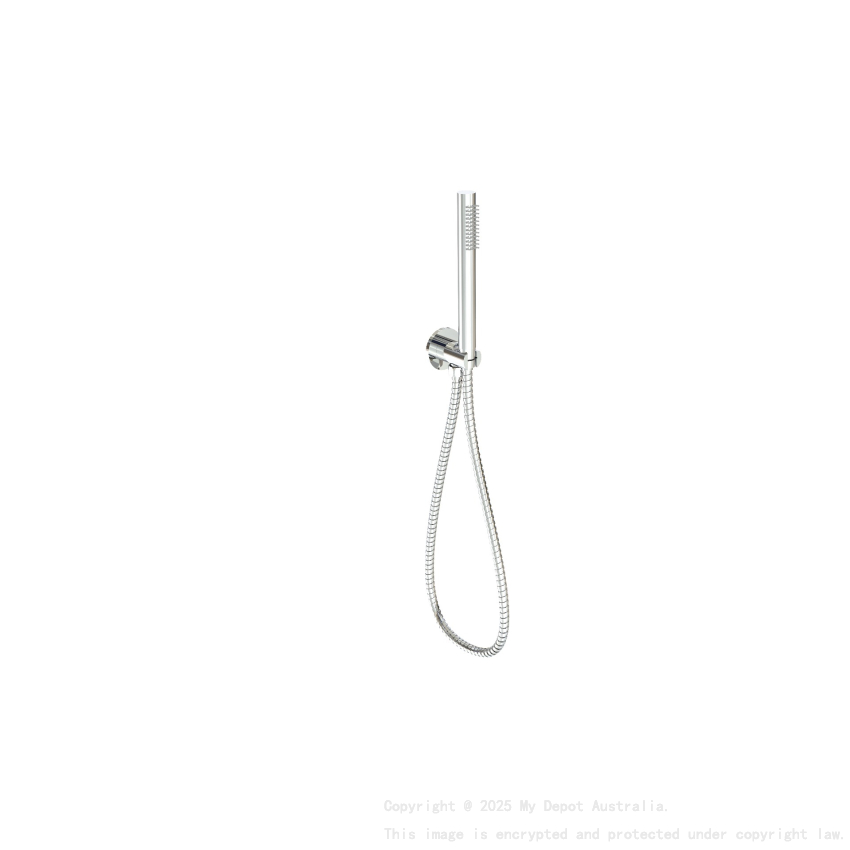 Tube Hand Shower On Wall Outlet Bracket