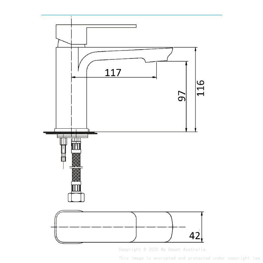 Nova Basin Mixer Brushed Nickel Brushed Nickel