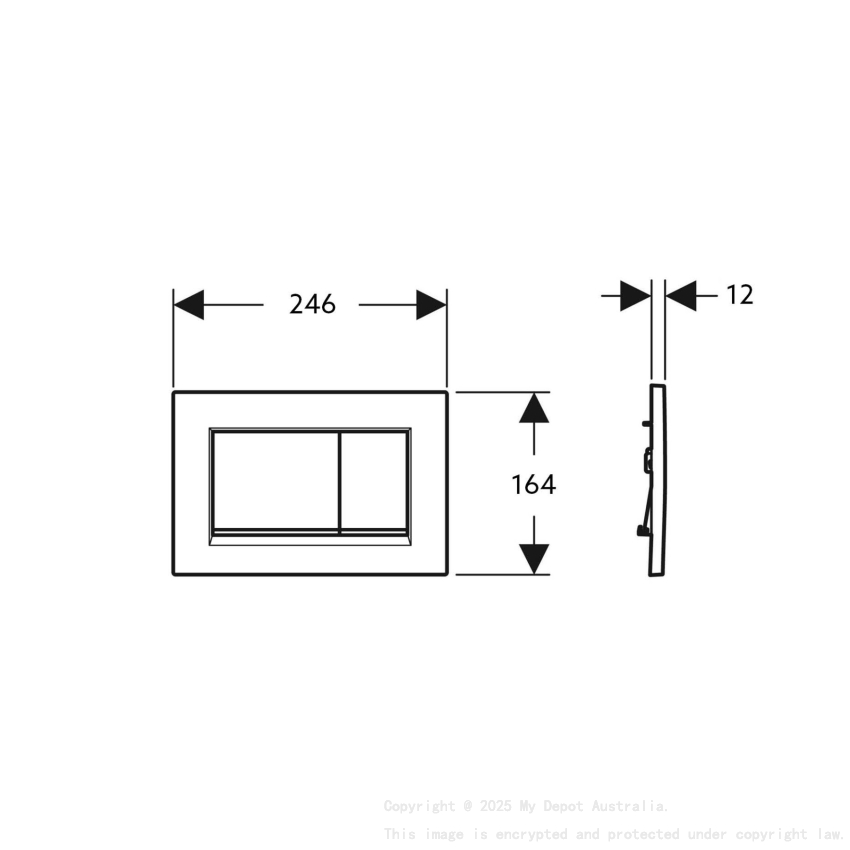 Fingerprint Resistant Matte Finish Chrome Trim 115.883.Jq.1