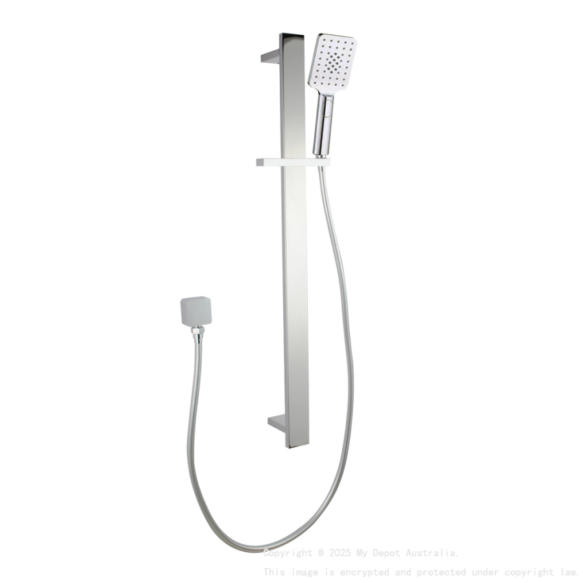 Bellino Chrome Sliding Shower Rail(ABS Handheld Shower)