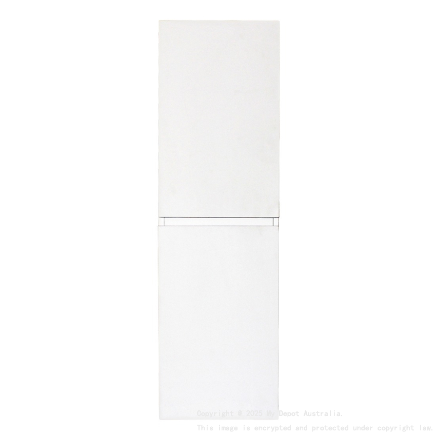 1350mm Matte White MDF Cabinet Bathroom Vanity 2 Doors Tall Boy