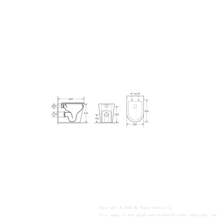 Berlin99 Matt White Floor Pan With Slim Uf Seat Cover Quiet Flushing Technology