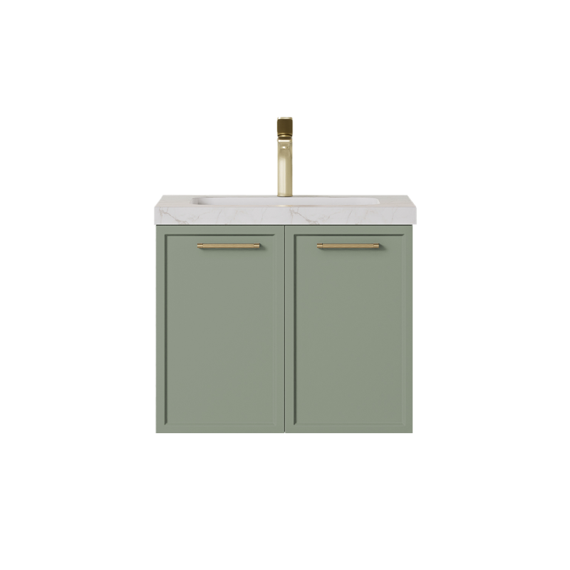 590*455*470mm Kingsley Federation Olive Green Wall Hung PVC Cabinet 