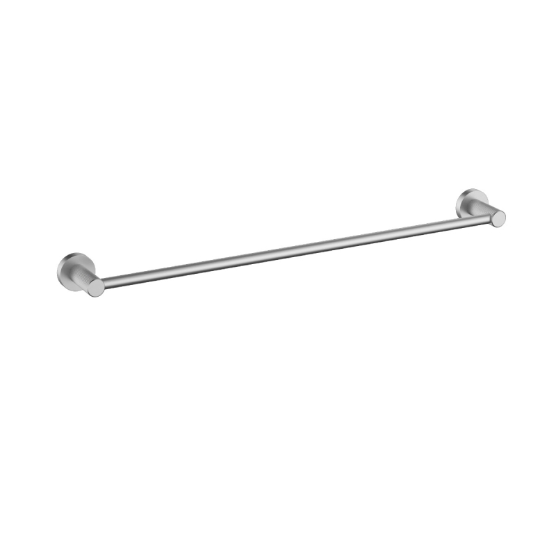 Linie Single Towel Rail 600mm Brushed Nickel