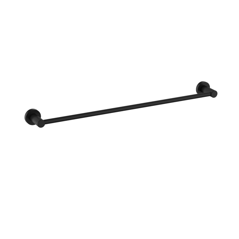 Linie Single Towel Rail 800mm Matt Black