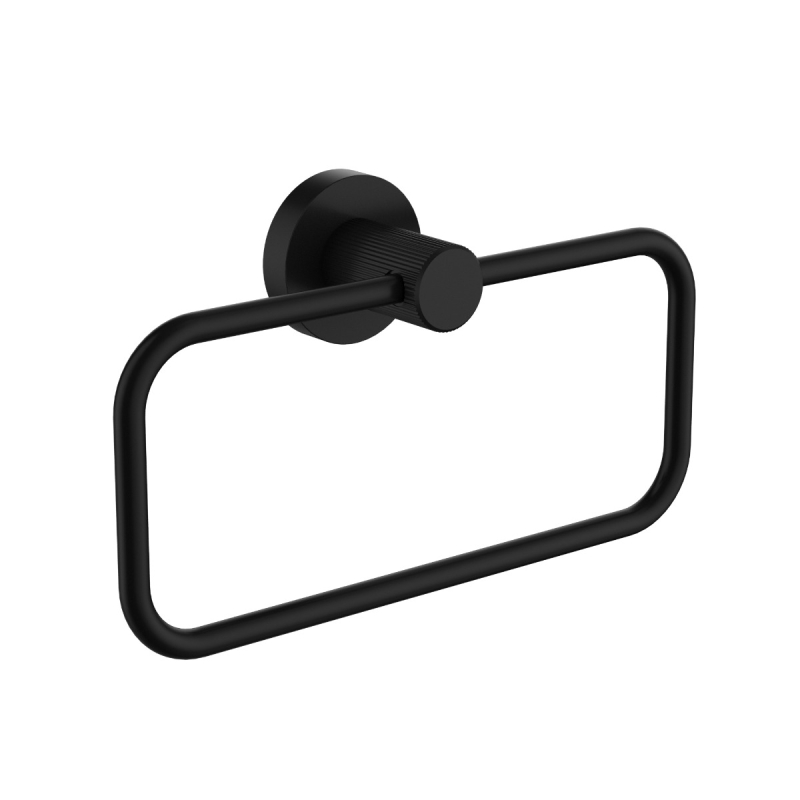 Linie Towel Ring Matt Black